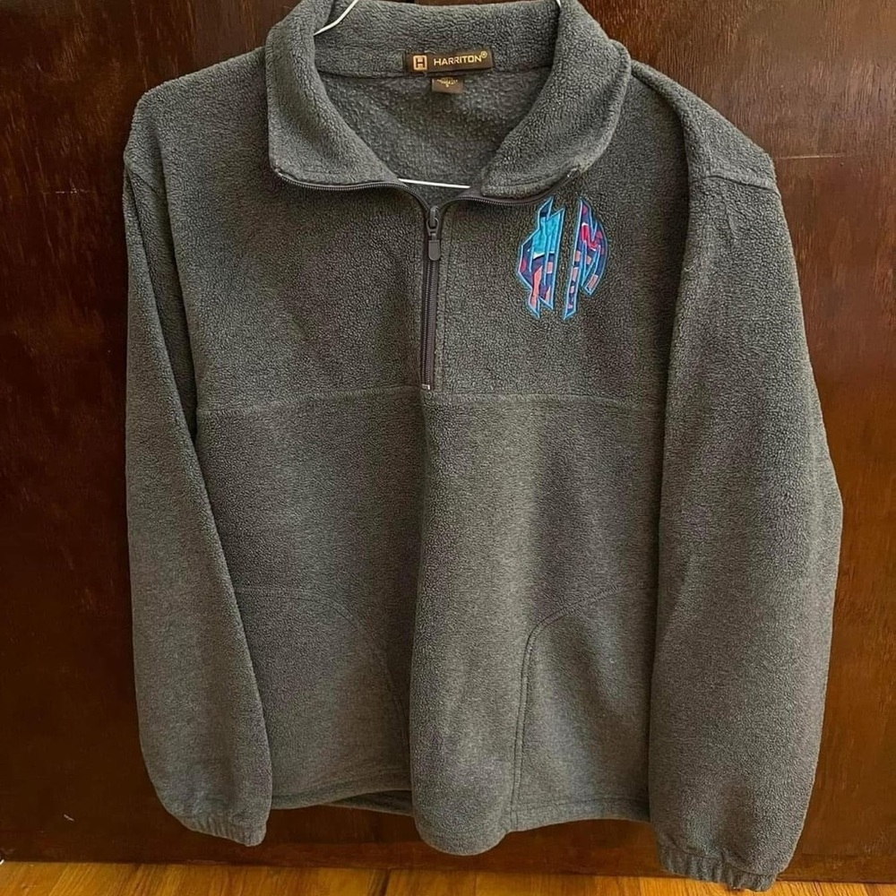Phi Mu Gray Quarter Zip